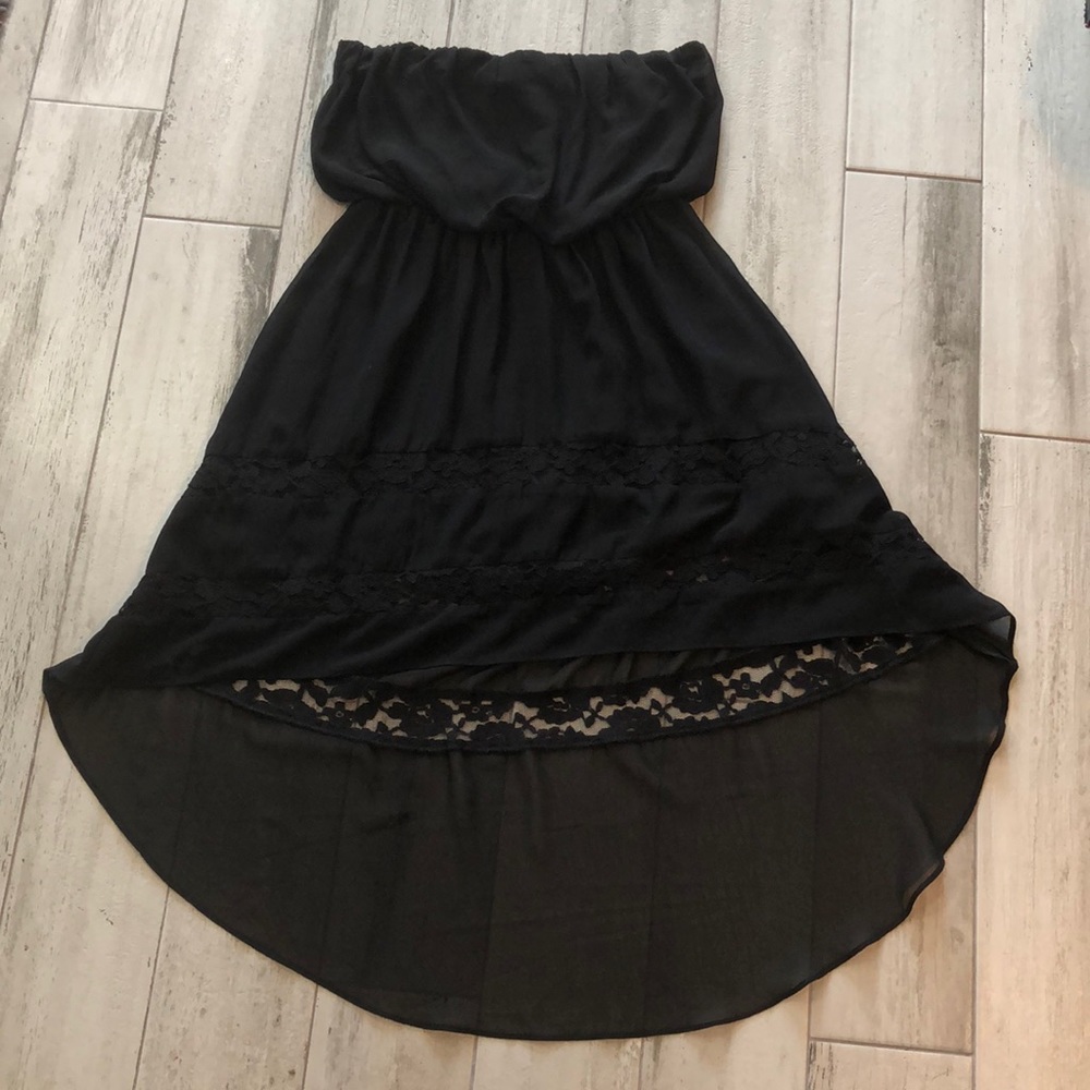 Forever 21 hi-lo Strapless Dress